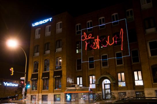 Pop Montreal Ubisoft Laser Shows(MTL)