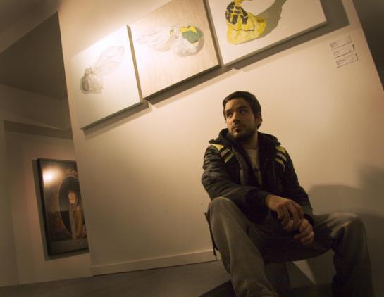 CARACTERISTIQUES: vernissage à la Galerie Push