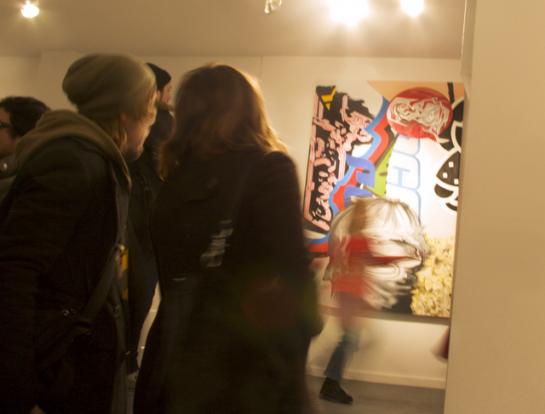 CARACTERISTIQUES: vernissage à la Galerie Push