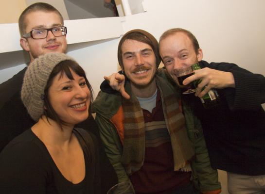 CARACTERISTIQUES: vernissage à la Galerie Push