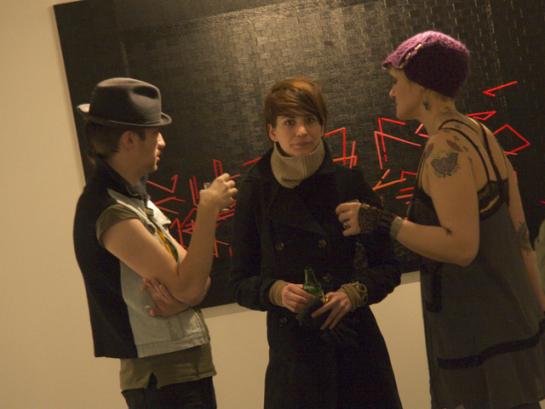 CARACTERISTIQUES: vernissage à la Galerie Push