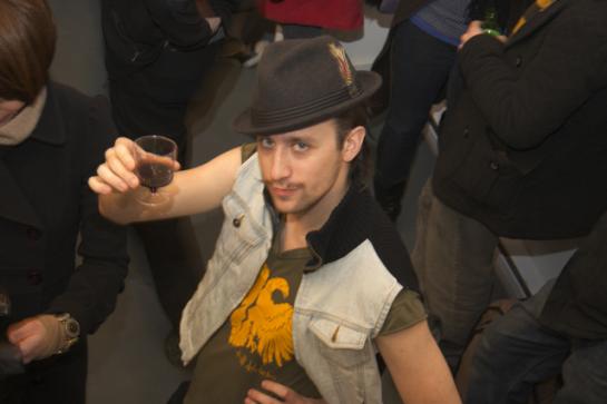 CARACTERISTIQUES: vernissage à la Galerie Push