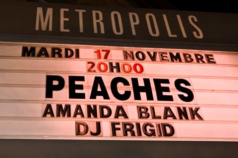 Peaches @ Metropolis