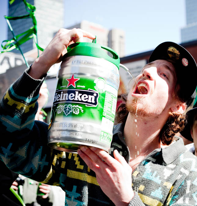 Parade de la St-Patrick et overdose de vert