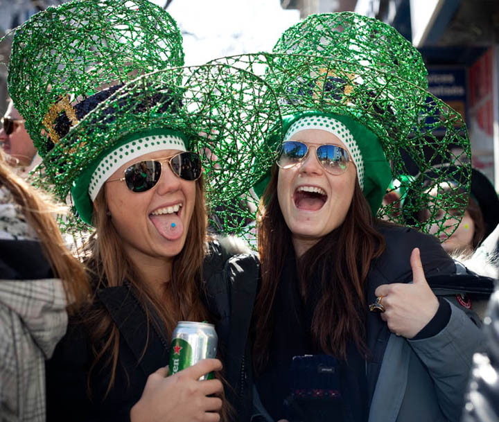 Parade de la St-Patrick et overdose de vert