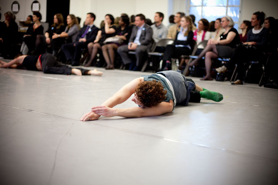 En coulisses: les Ballets Jazz de Montréal dansent à l'édifice Gaston-Miron