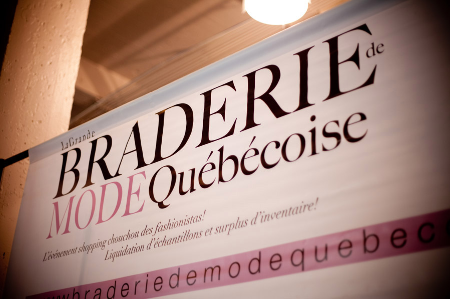 La Grande Braderie de Mode Québécoise au Marché Bonsecours