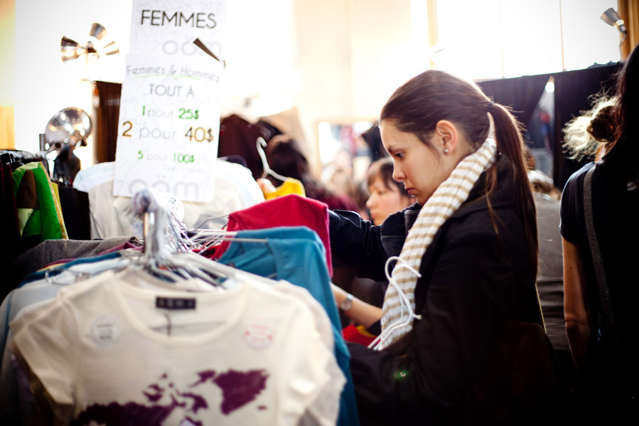 La Grande Braderie de Mode Québécoise au Marché Bonsecours
