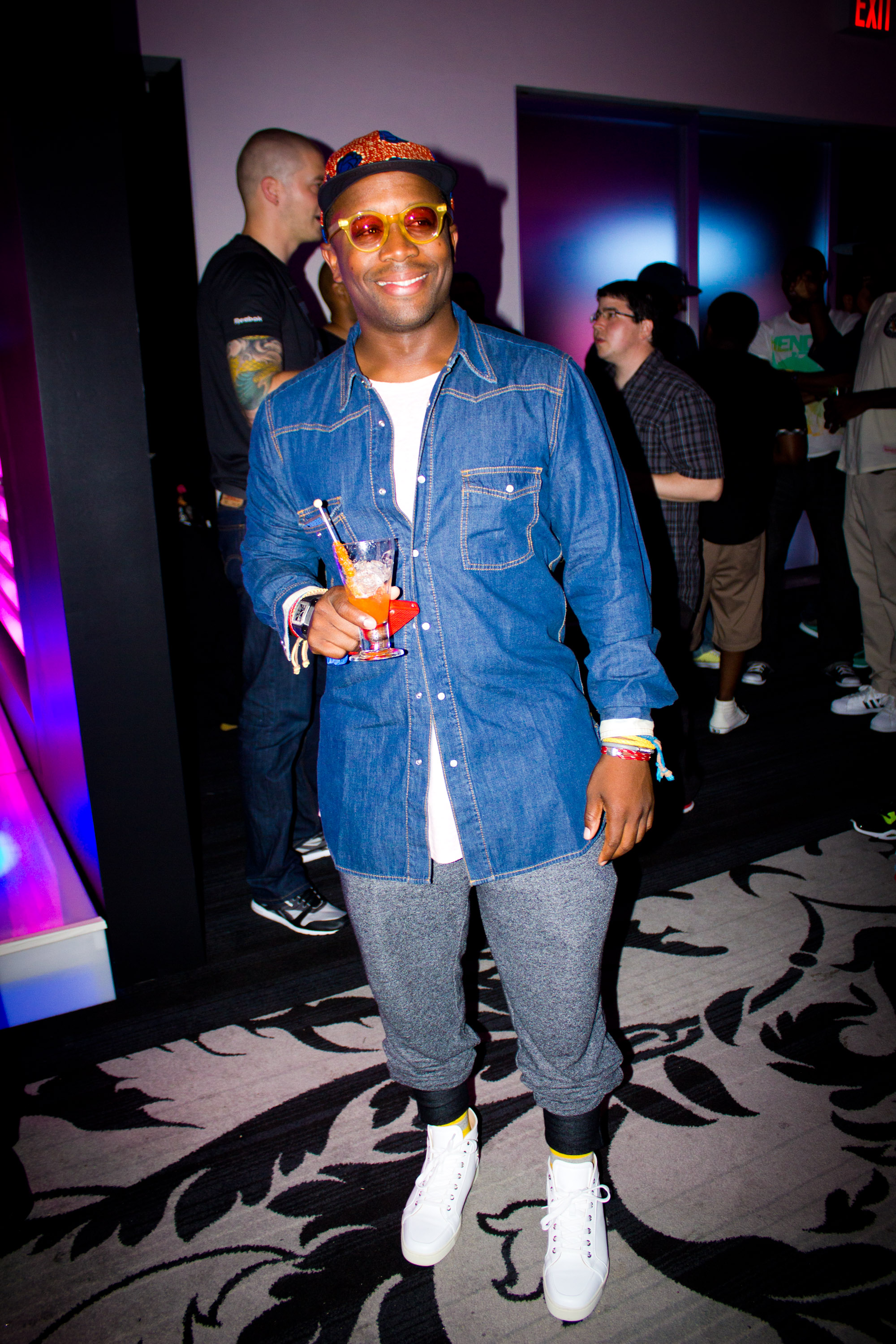 Party Reebok "Reethym of Lite" à NYC: Swizz Beatz clame "It's Showtime!"