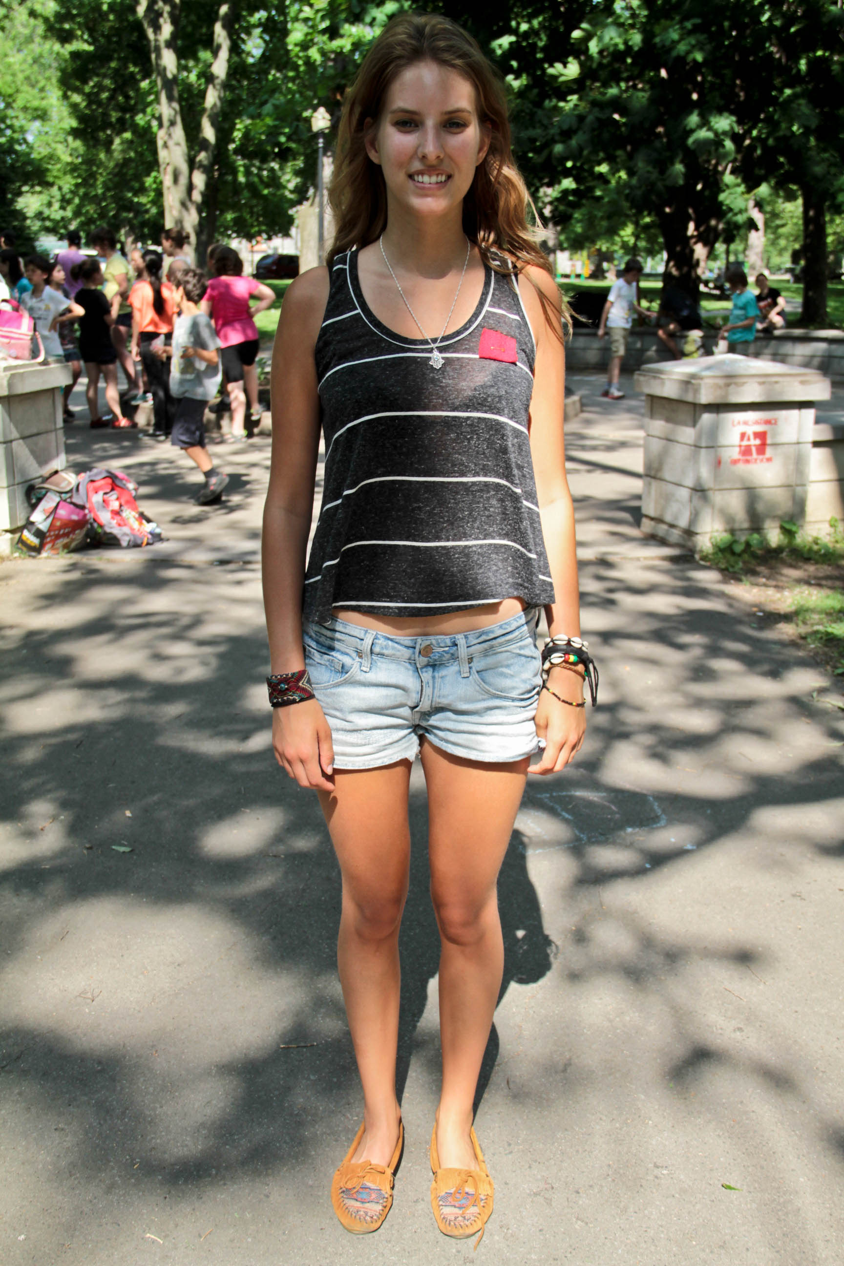Street stylin' d'été au Parc Lafontaine: la température monte!