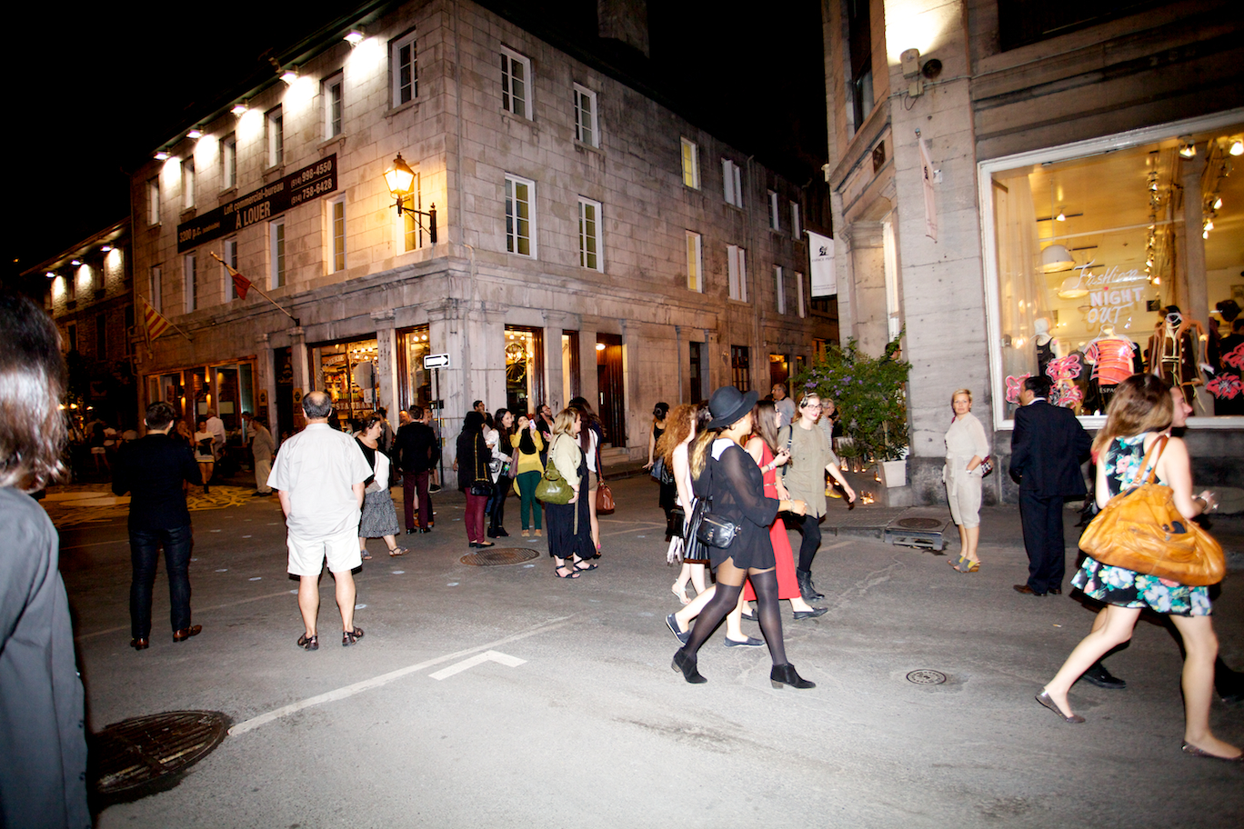 Photos de l'événement Fashion's Night Out: aventure nocturne dans le Vieux-Montréal