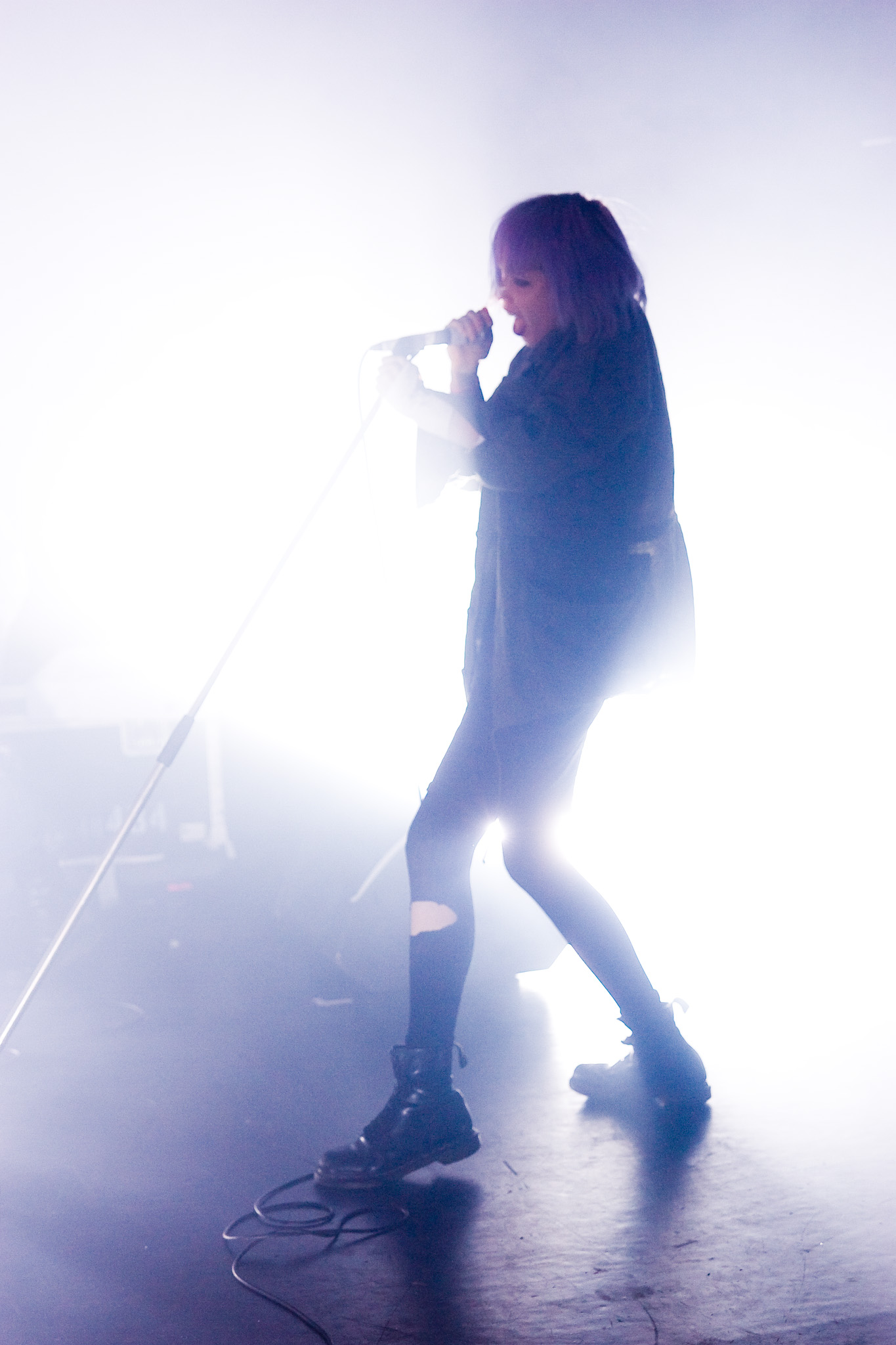 Photos du concert de Crystal Castles: ambiance electro-punk au menu