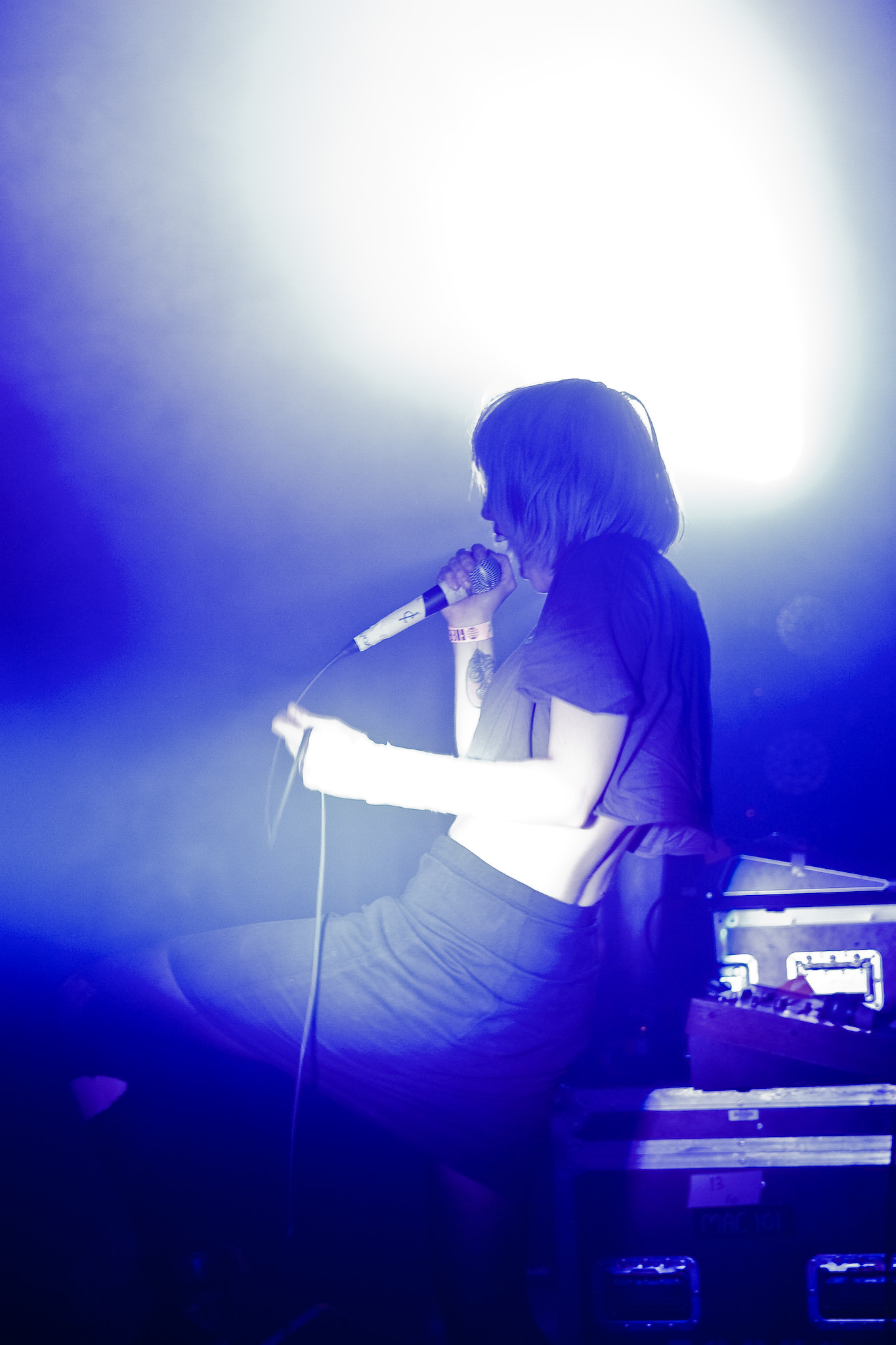 Photos du concert de Crystal Castles: ambiance electro-punk au menu