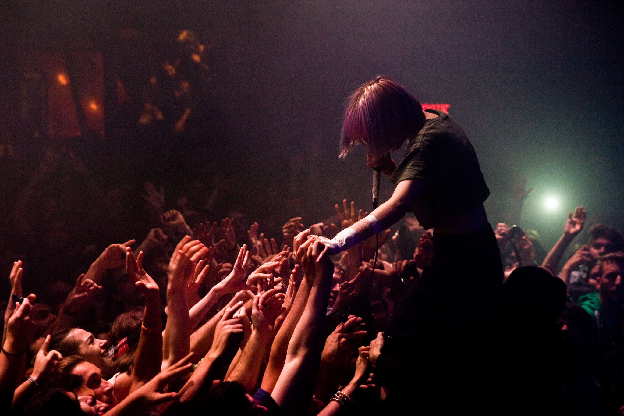 Photos du concert de Crystal Castles: ambiance electro-punk au menu