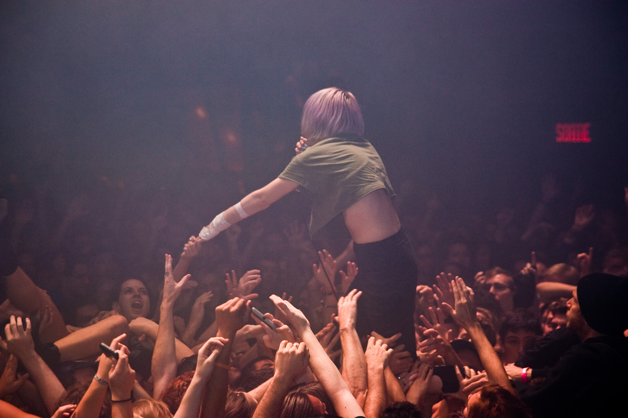 Photos du concert de Crystal Castles: ambiance electro-punk au menu