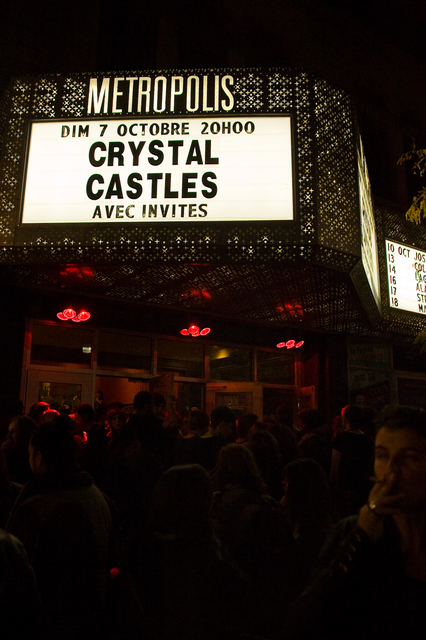 Photos du concert de Crystal Castles: ambiance electro-punk au menu