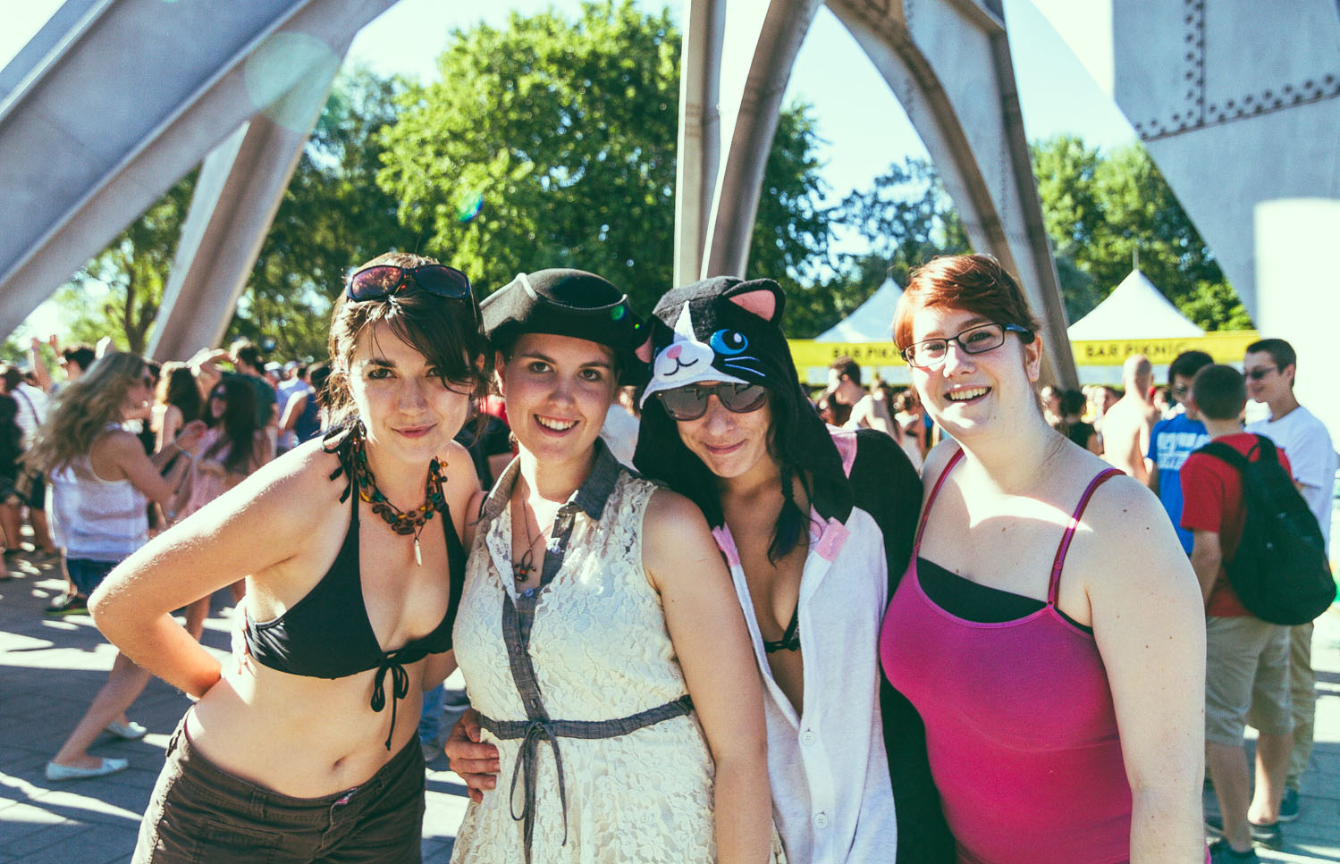 Le Piknic Electronik et sa faune montréalaise