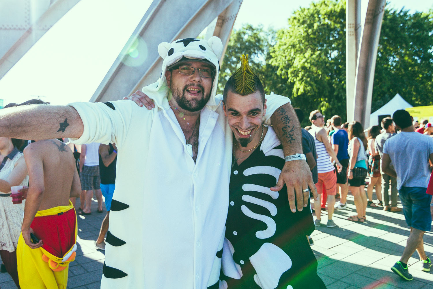 Le Piknic Electronik et sa faune montréalaise