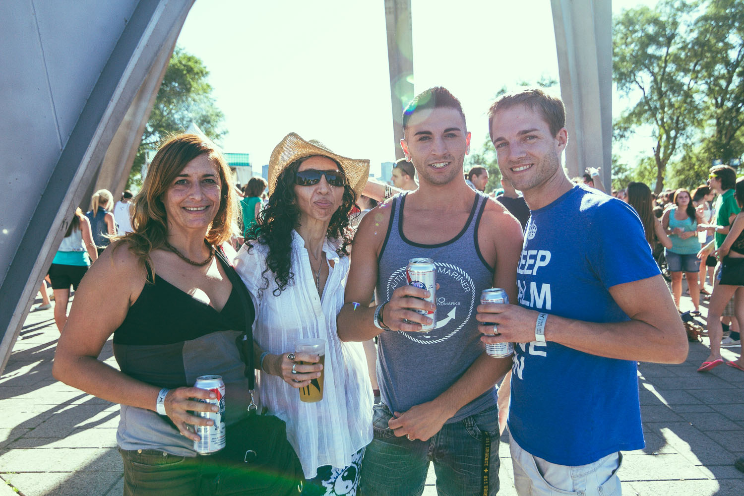 Le Piknic Electronik et sa faune montréalaise