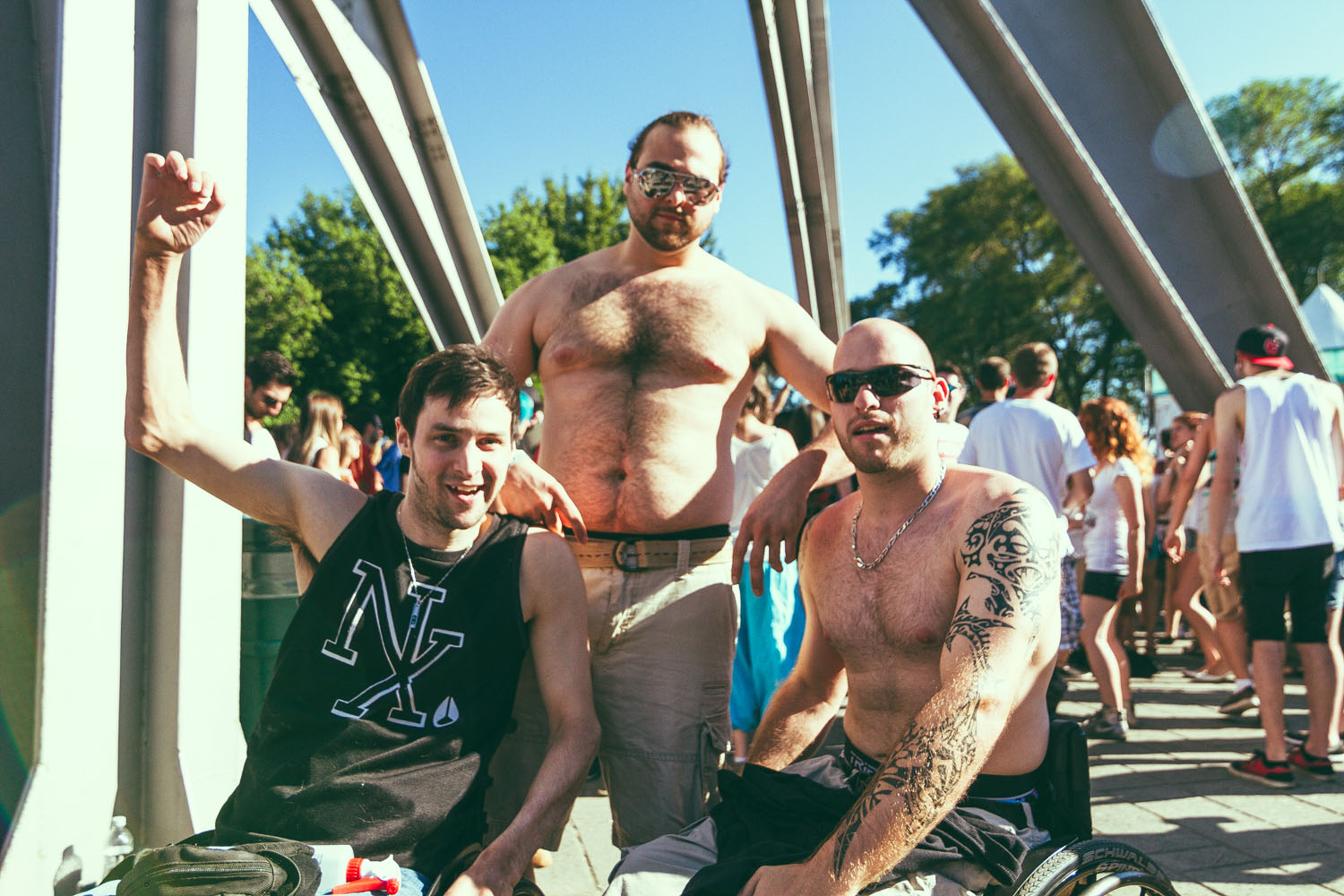 Le Piknic Electronik et sa faune montréalaise