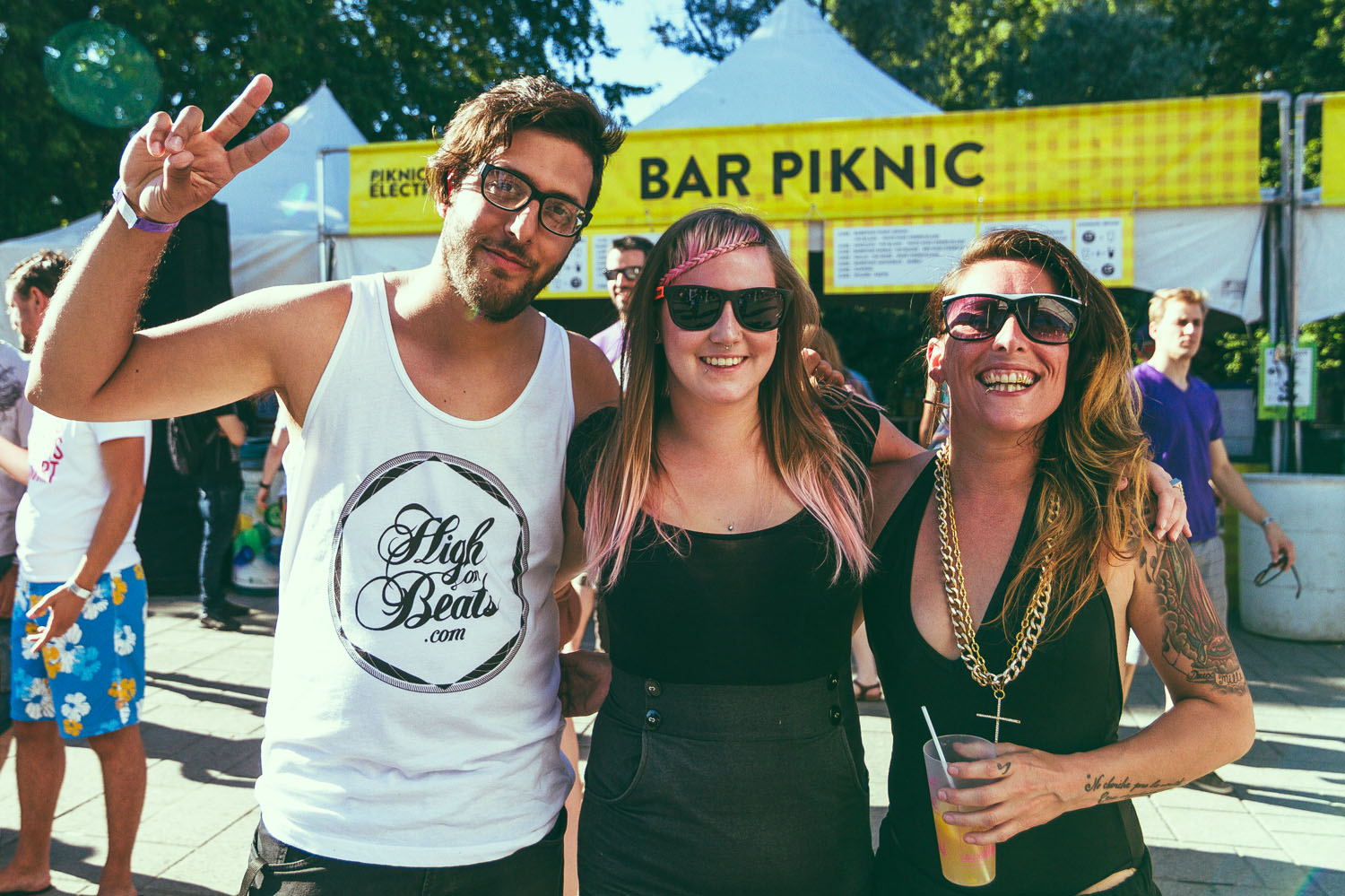 Le Piknic Electronik et sa faune montréalaise