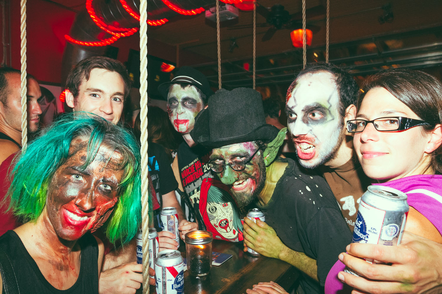 Party Pabst Punk au Nacho Libre: ça déborde de monde!
