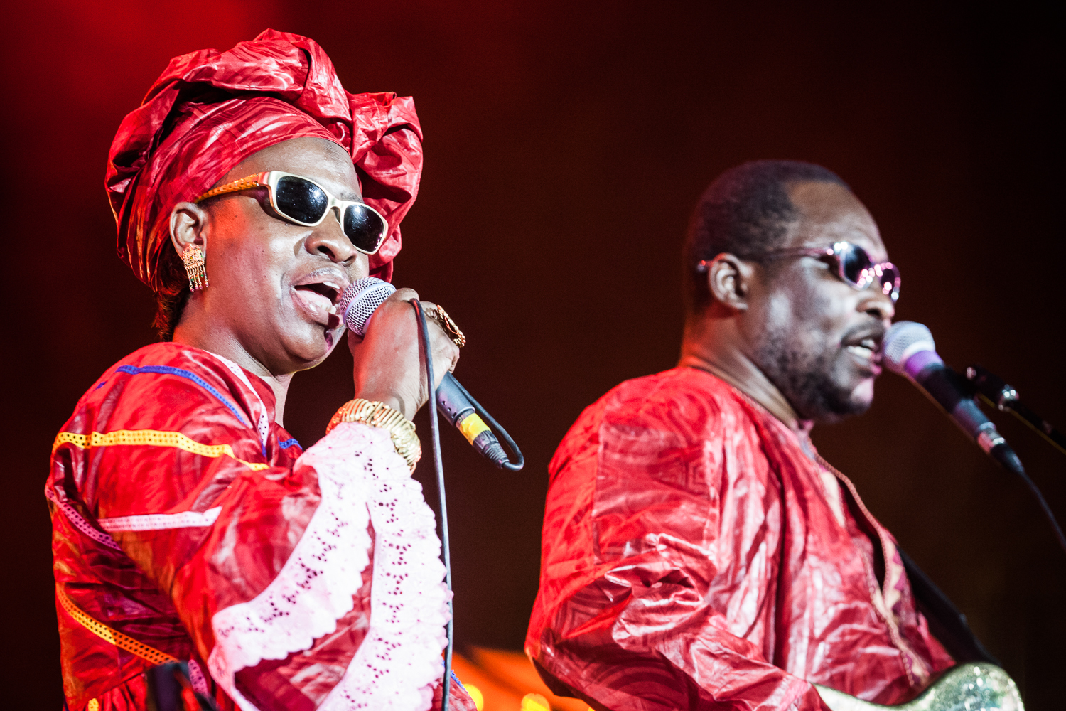 Amadou & Mariam, un méga rendez-vous aux couleurs du Monde malgré la pluie