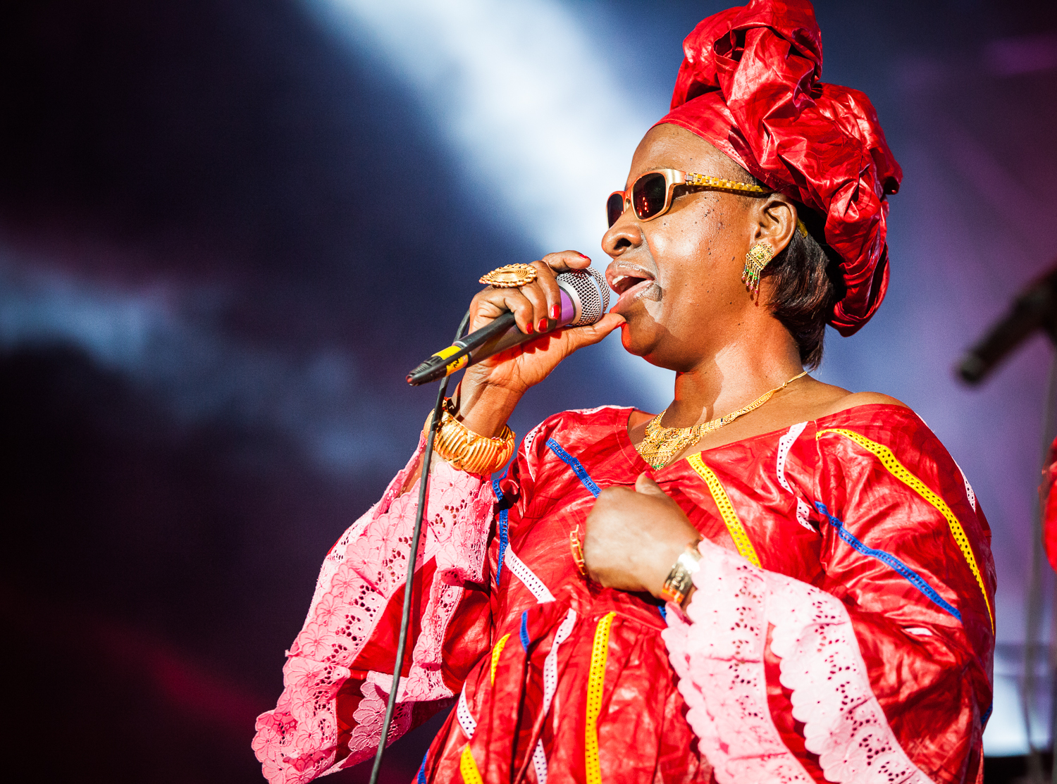 Amadou & Mariam, un méga rendez-vous aux couleurs du Monde malgré la pluie