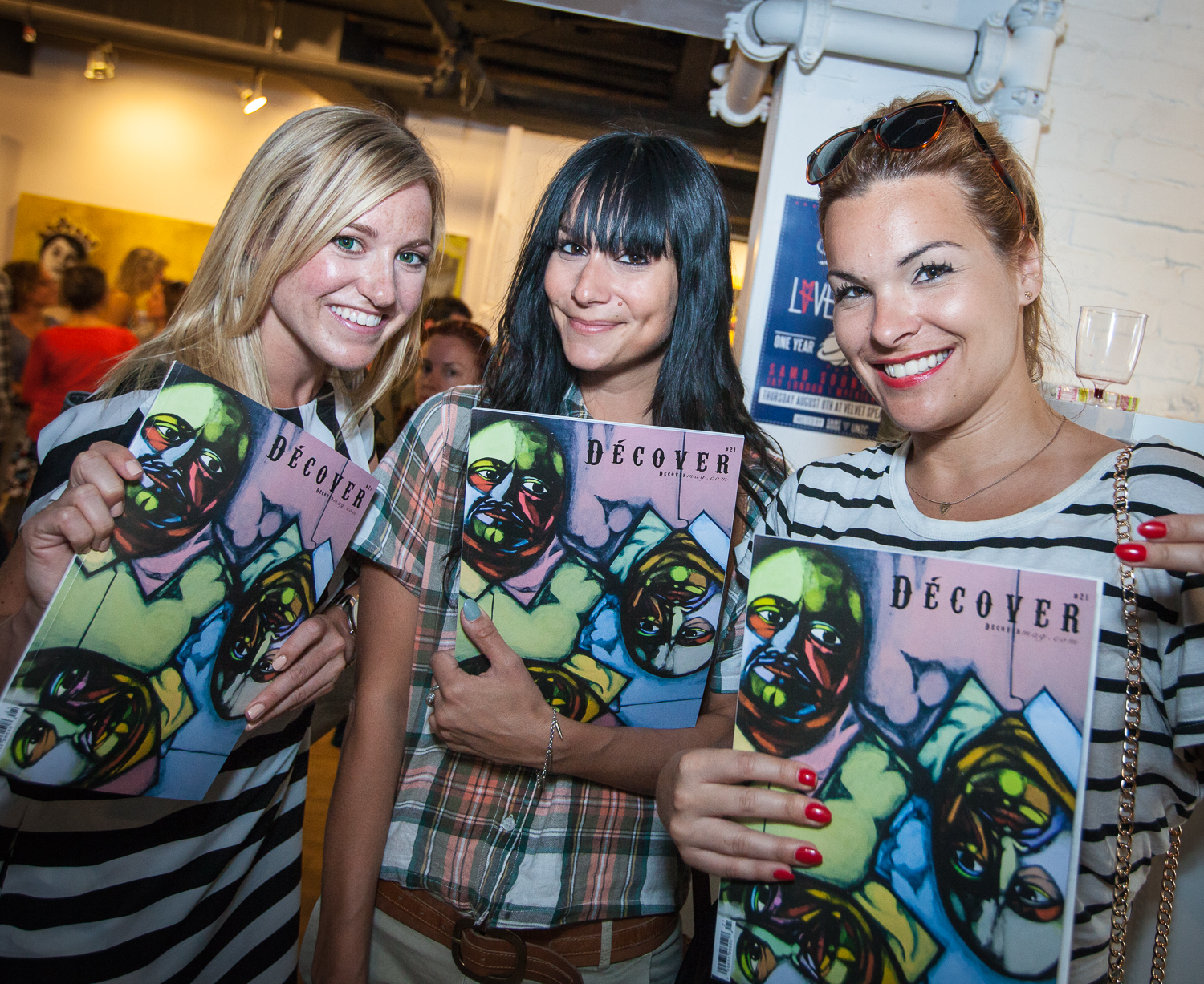 Le lancement du magazine Décover attire la faune hip et artistique à la Station 16