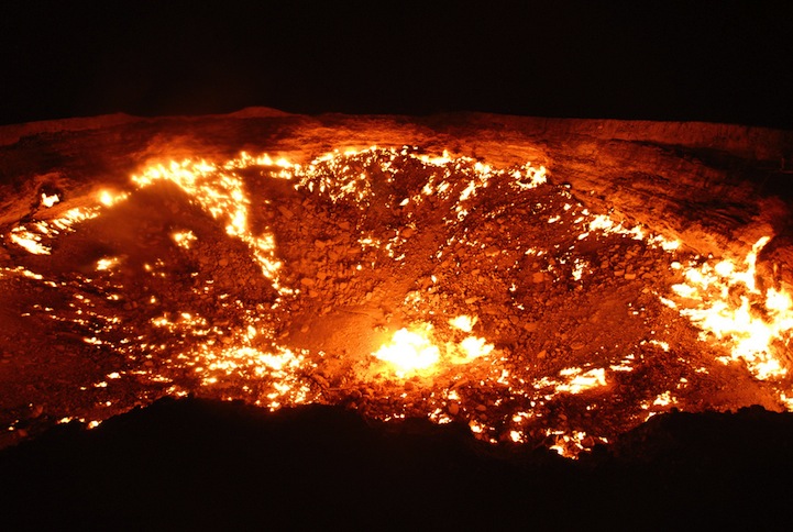 The Door to Hell: un cratère qui brûle jour et nuit depuis 40 ans!
