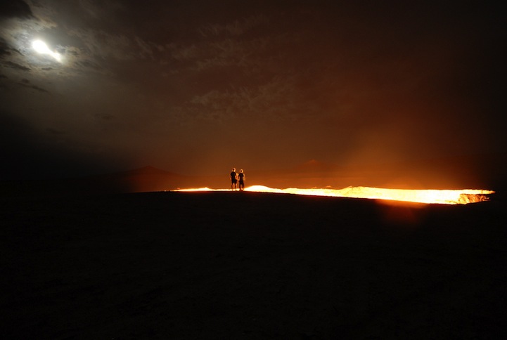 The Door to Hell: un cratère qui brûle jour et nuit depuis 40 ans!