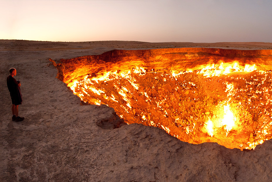 The Door to Hell: un cratère qui brûle jour et nuit depuis 40 ans!