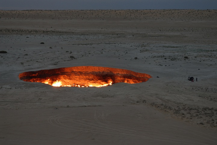 The Door to Hell: un cratère qui brûle jour et nuit depuis 40 ans!