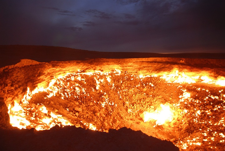 The Door to Hell: un cratère qui brûle jour et nuit depuis 40 ans!