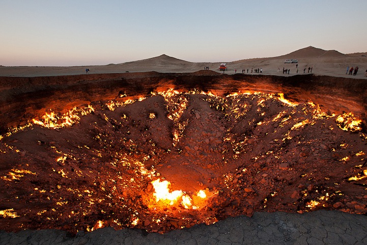 The Door to Hell: un cratère qui brûle jour et nuit depuis 40 ans!