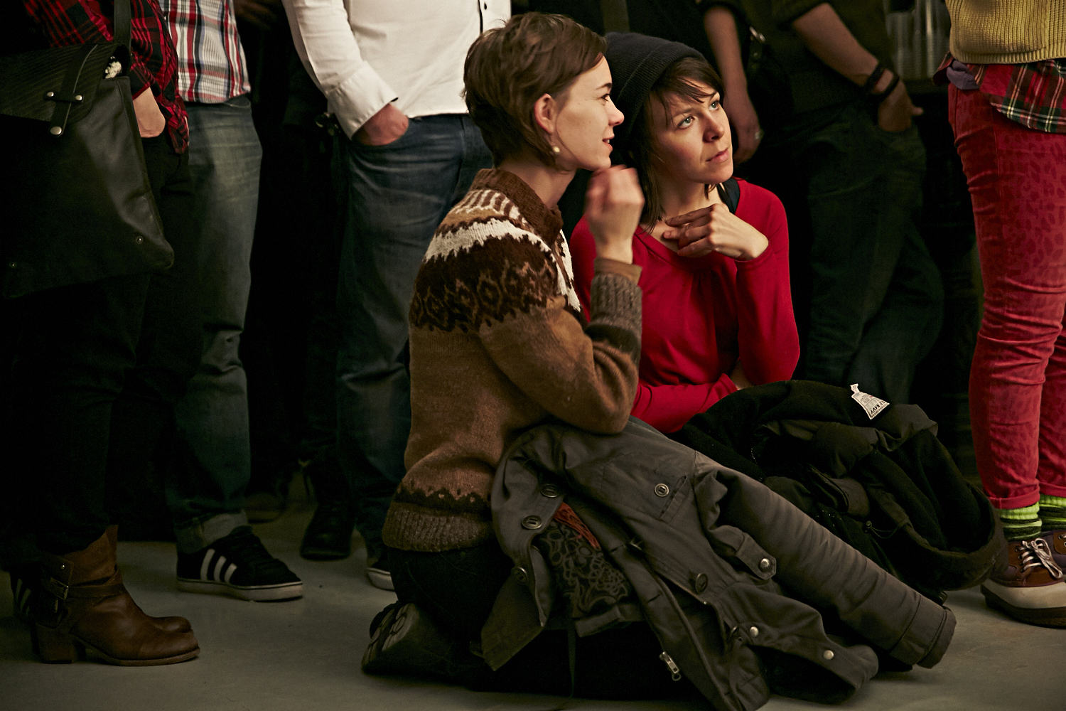 Vernissage à l'atelier OFDT en formule soirée underground rue de Gaspé