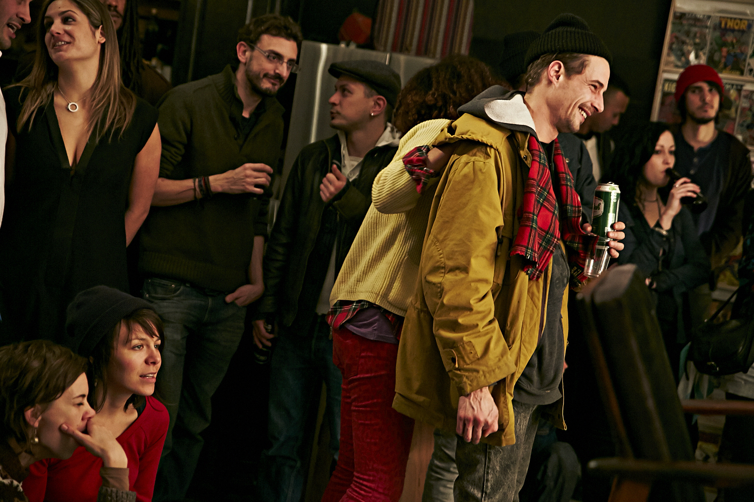 Vernissage à l'atelier OFDT en formule soirée underground rue de Gaspé