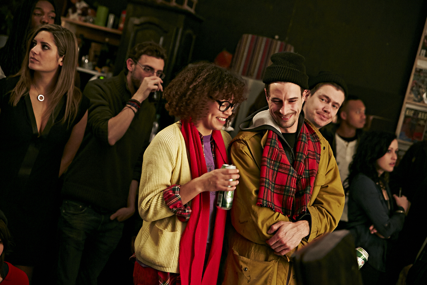 Vernissage à l'atelier OFDT en formule soirée underground rue de Gaspé