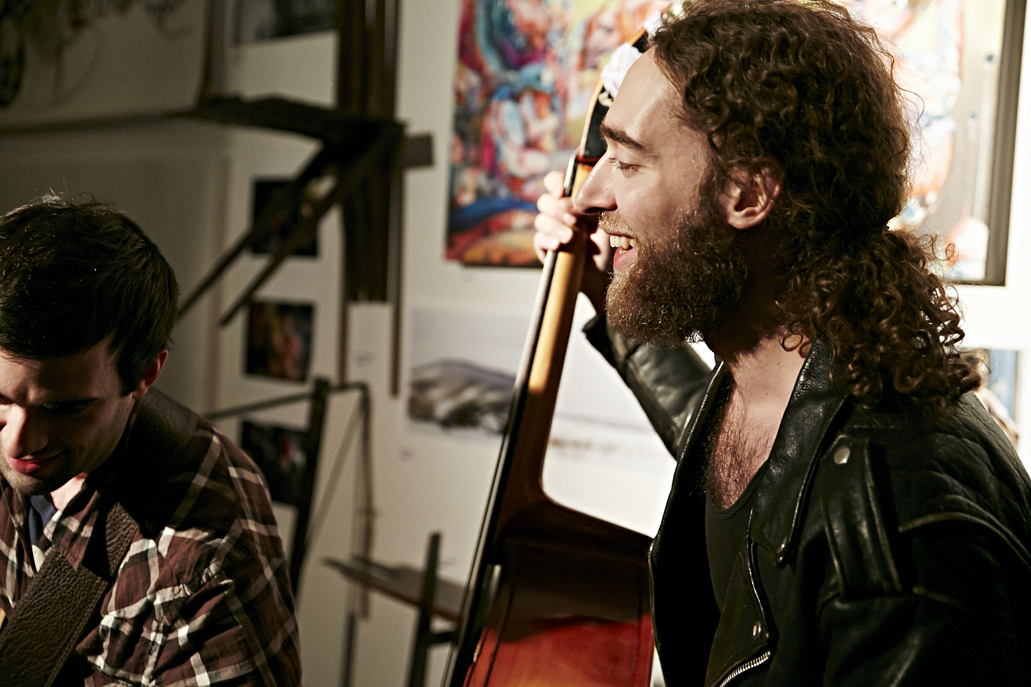 Vernissage à l'atelier OFDT en formule soirée underground rue de Gaspé