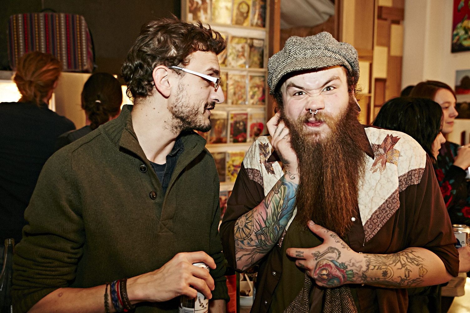 Vernissage à l'atelier OFDT en formule soirée underground rue de Gaspé