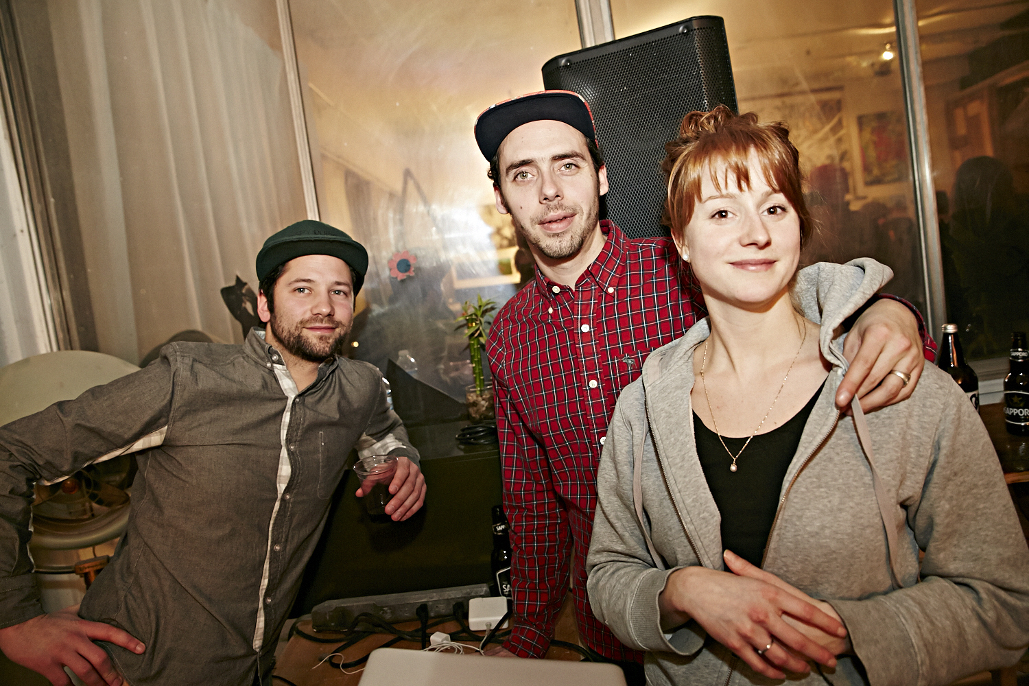 Vernissage à l'atelier OFDT en formule soirée underground rue de Gaspé