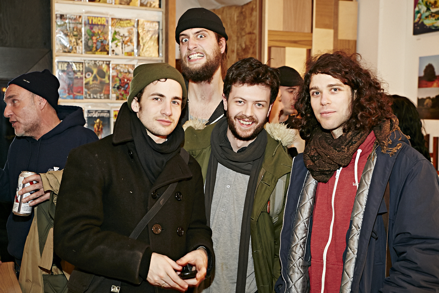 Vernissage à l'atelier OFDT en formule soirée underground rue de Gaspé