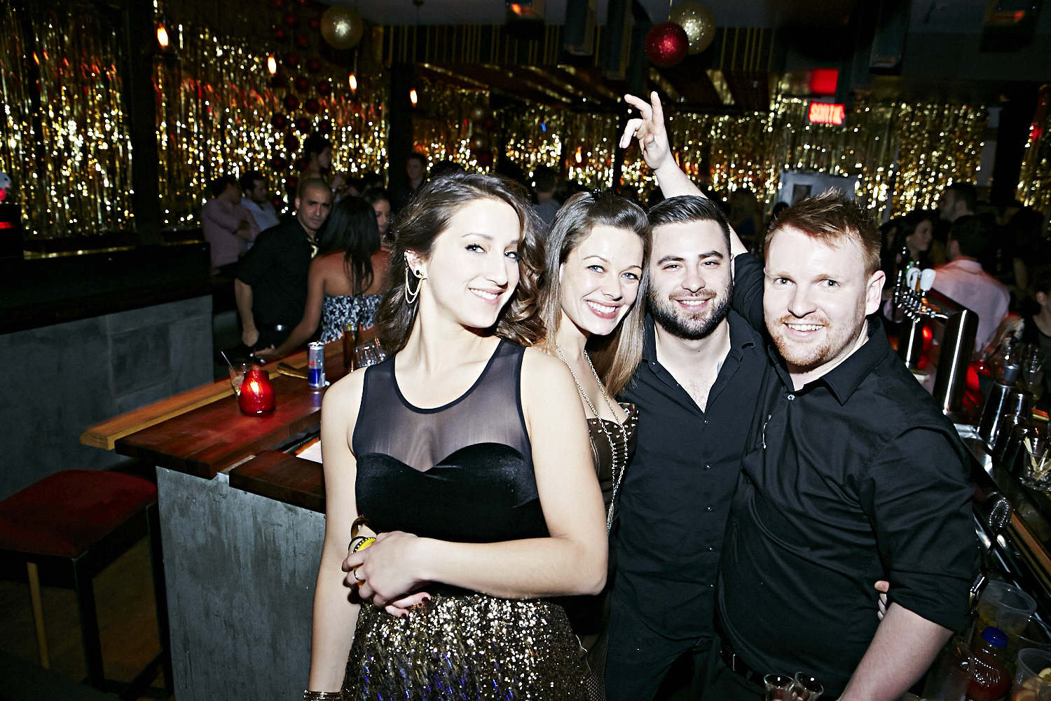 Beaucoup de love au Joverse pour le décompte de la nouvelle année 2014!