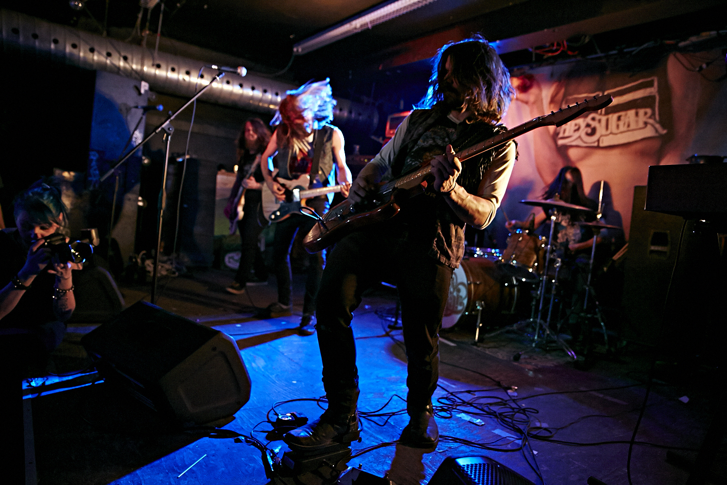 Barbes, bières et déchéance au lancement du nouveau CD de Hey Sugar au Cabaret Underworld