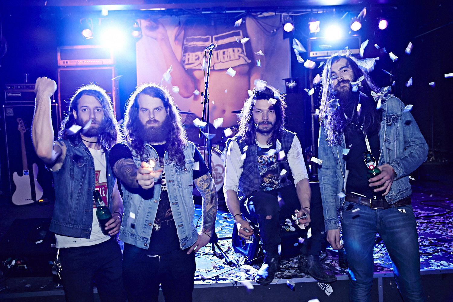 Barbes, bières et déchéance au lancement du nouveau CD de Hey Sugar au Cabaret Underworld