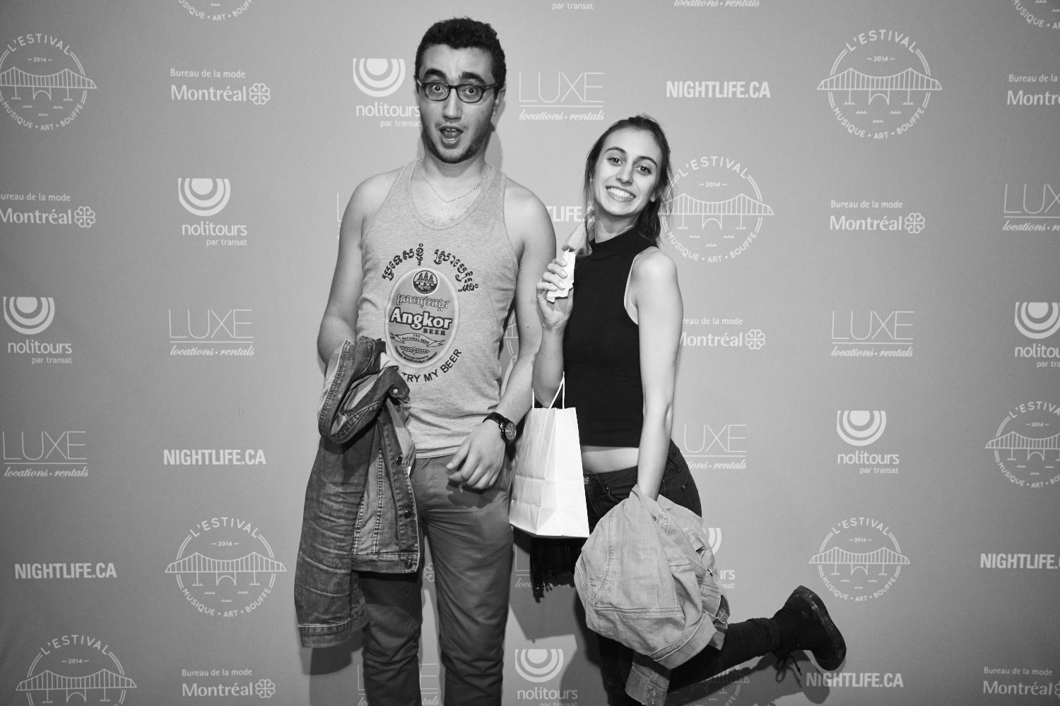 On fait des folies dans le photobooth de l'Estival 2014 présenté par NIGHTLIFE!