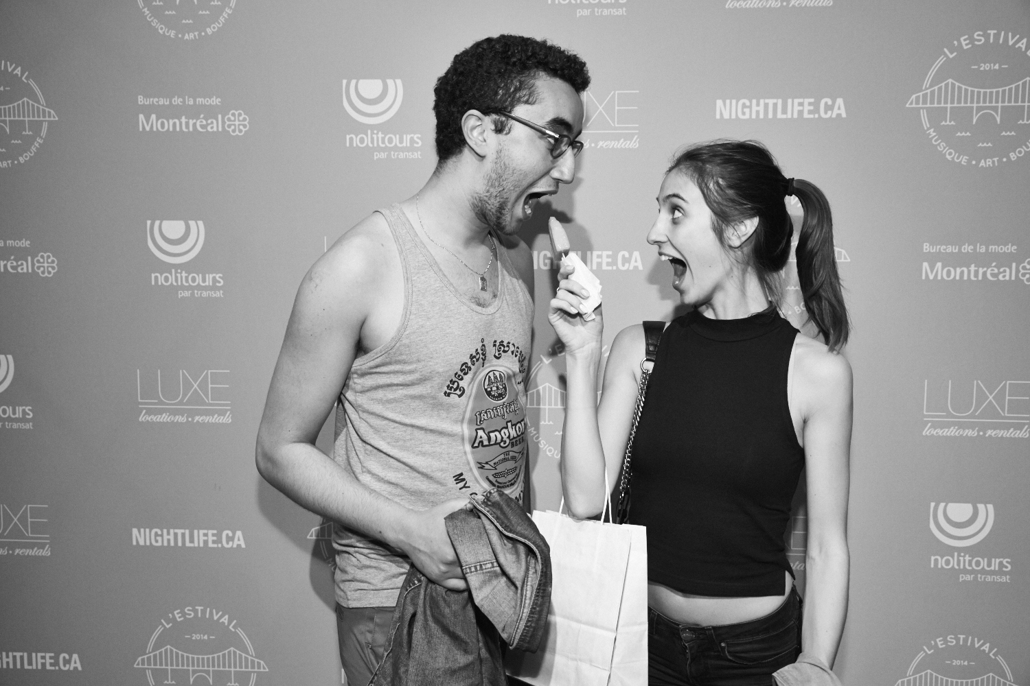 On fait des folies dans le photobooth de l'Estival 2014 présenté par NIGHTLIFE!