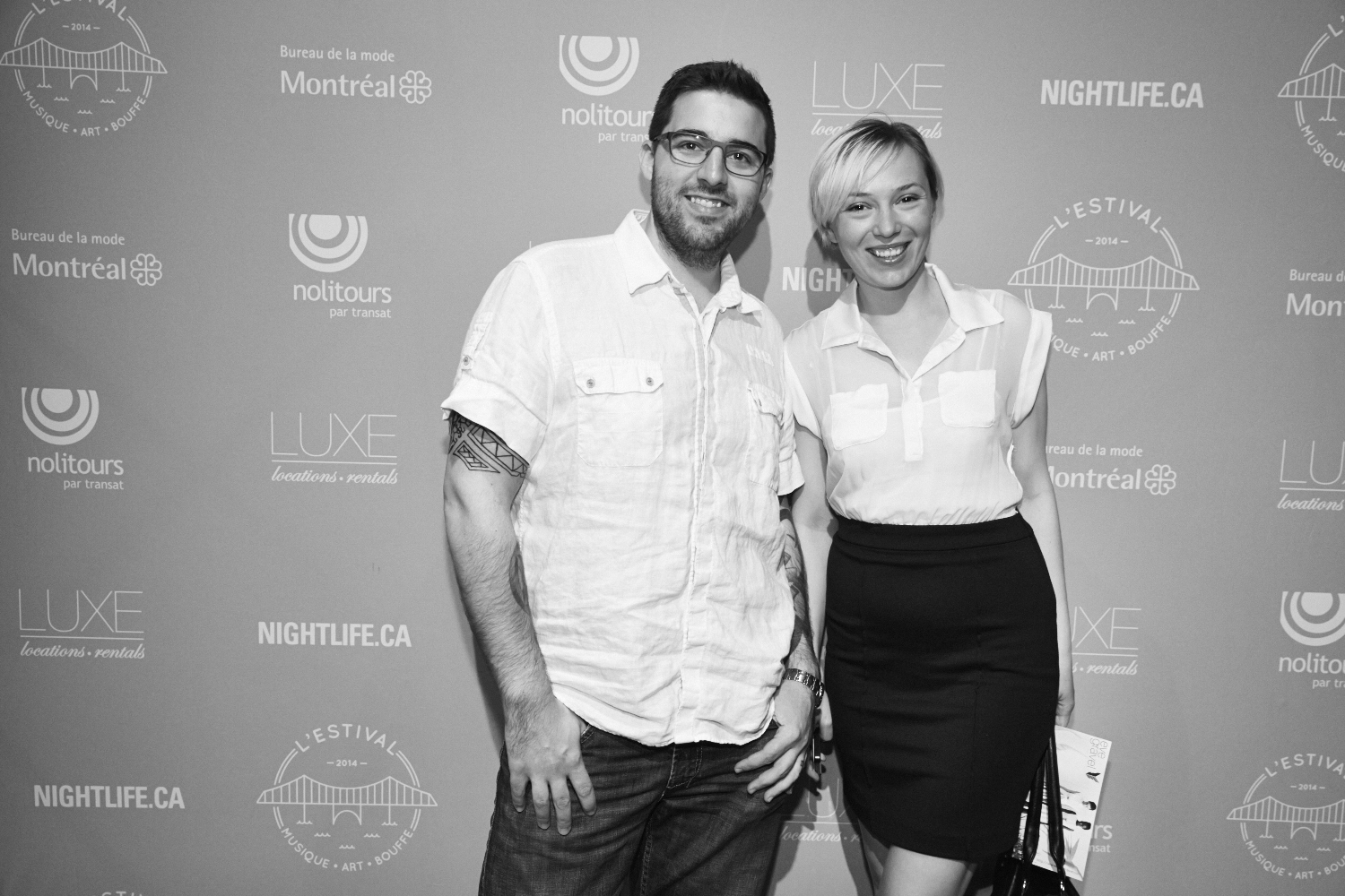 On fait des folies dans le photobooth de l'Estival 2014 présenté par NIGHTLIFE!