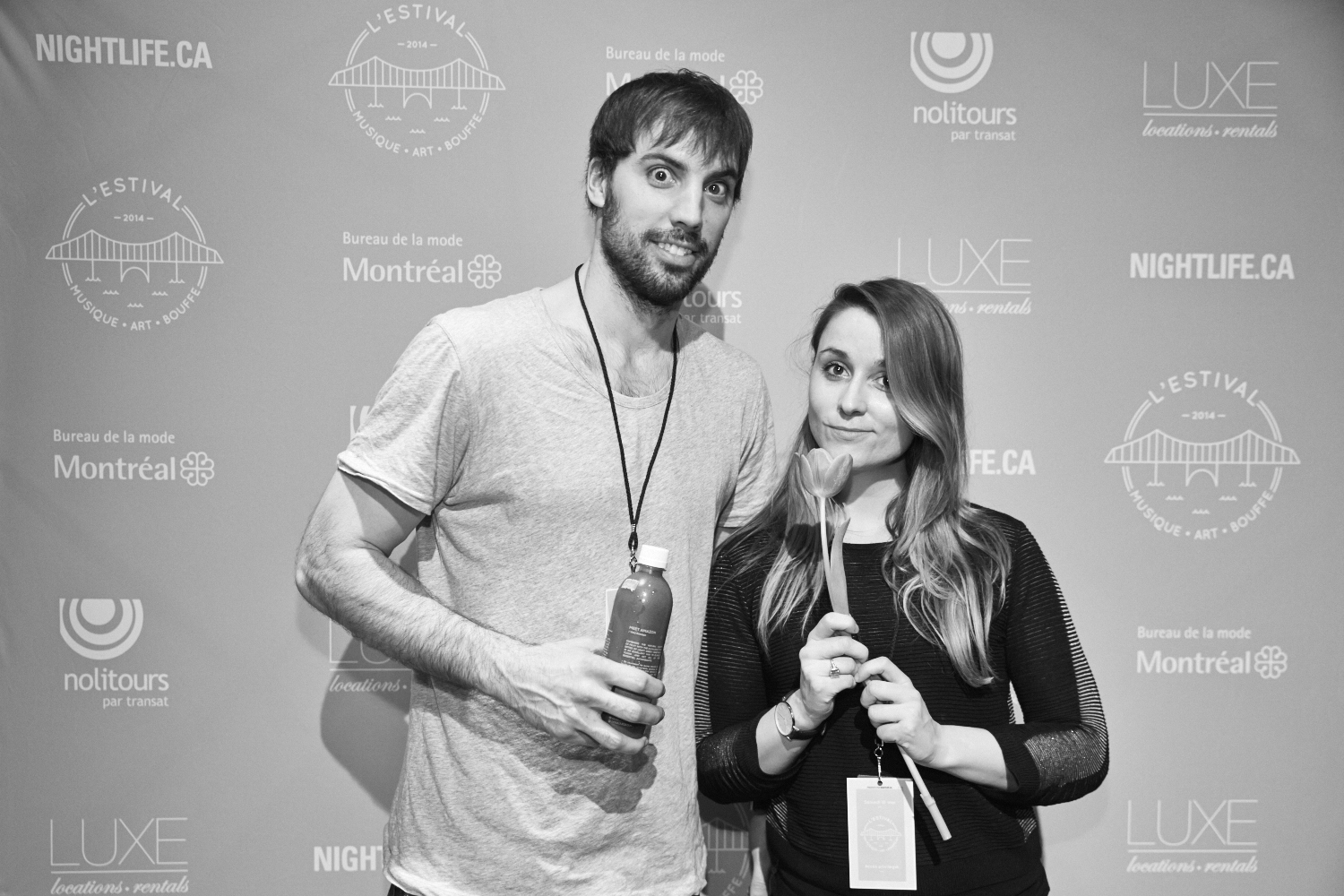 On fait des folies dans le photobooth de l'Estival 2014 présenté par NIGHTLIFE!