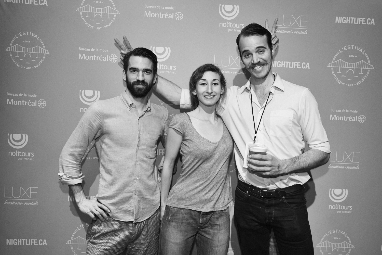 On fait des folies dans le photobooth de l'Estival 2014 présenté par NIGHTLIFE!